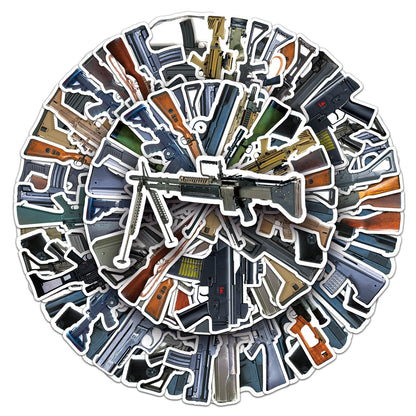 Military Graffiti Stickers Pack (50pcs) – Waterproof DIY Decals for Skateboards, Water Bottles & Luggage – Bold & Stylish!