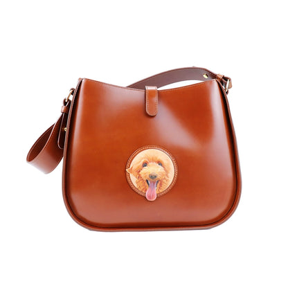 Genuine Leather Saddle Bag – Handmade Vintage Crossbody for Women, Luxury Gift-Ready