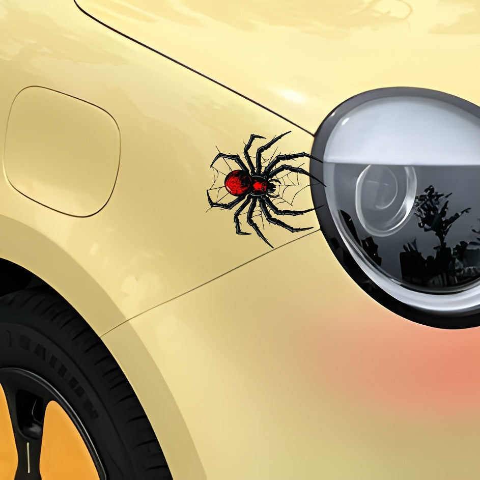 3D Spider Car Emblem Metal Badge – Cool Auto Decal Waterproof Sticker