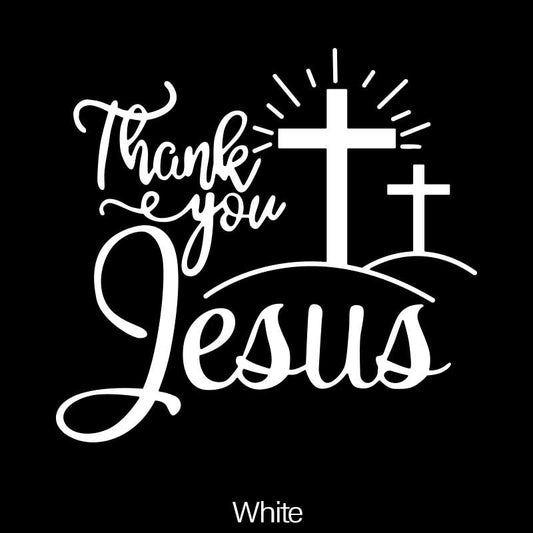 God Car Sticker – Waterproof Reflective Jesus Decal | Faith-Inspired Car Accessory for Unique Style