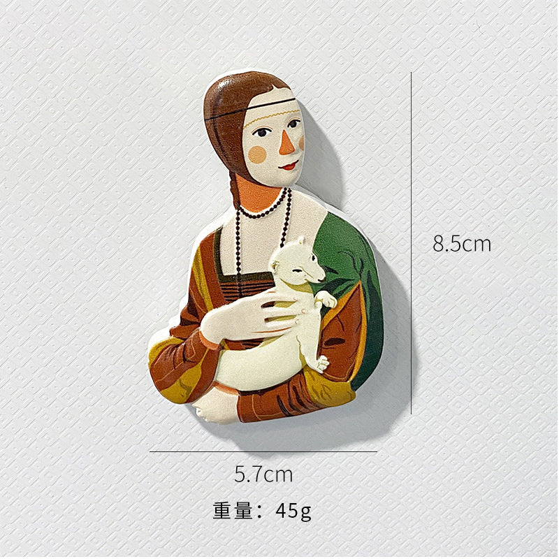 3D Resin Funny Character Magnetic Fridge Stickers | Cute Cartoon Home Decor to Brighten Your Day