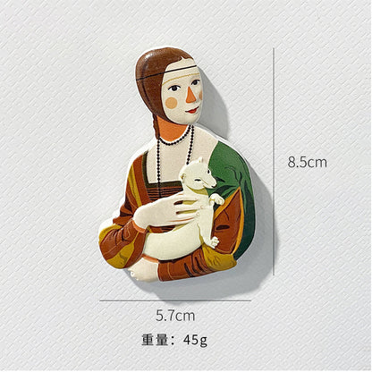 3D Resin Funny Character Magnetic Fridge Stickers | Cute Cartoon Home Decor to Brighten Your Day