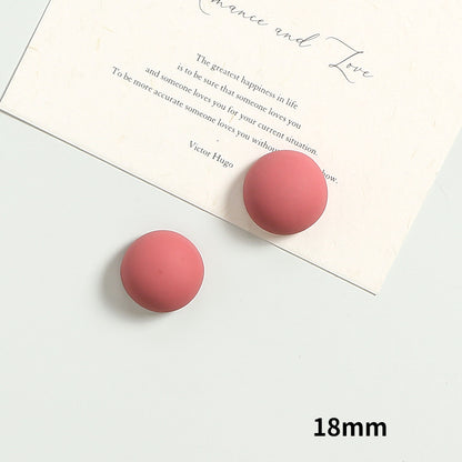 Macaron Magnetic Fridge Magnets – Strong Resin Half-Dome for Photo Display | Aesthetic Pastel Decor for Cozy Home Vibes