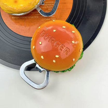 Creative Magnetic 3D Carrot & Corn Bottle Opener | Fridge Magnet Decor | Cute & Functional Kitchen Gadget