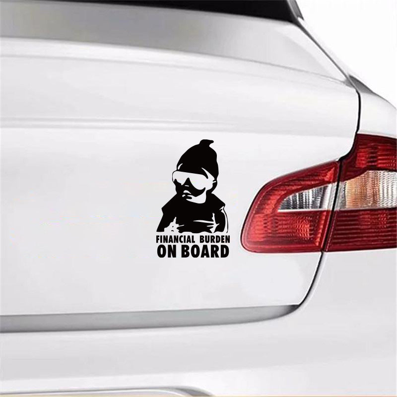 Baby on Board Car Sticker | Reflective Safety Decal for Kids | Scratch Cover & Cute Car Decoration | Warm Reminder for Driving Safety
