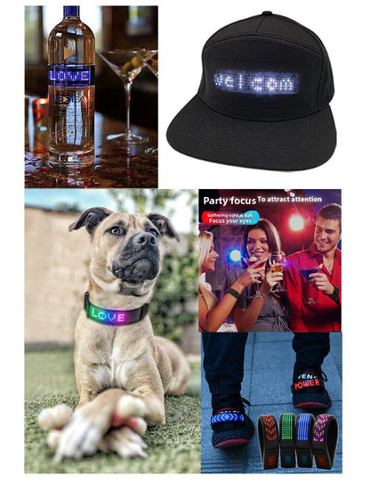 LED Flexible Display Screen – Bluetooth Programmable Scrolling Text via APP | DIY Animation | Eye-Catching for Promotion & Events