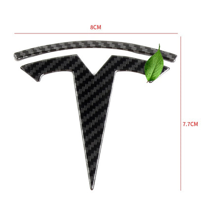Tesla Metal Emblem Badge for Model 3/S/X/Y – 3D Chrome Waterproof Stickers | Custom Car Hood & Trunk Decal for Stylish Upgrade