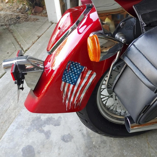 USA Flag Car Mirror Stickers – Waterproof Patriotic Decals for Rearview Mirrors | Celebrate Independence Day in Style