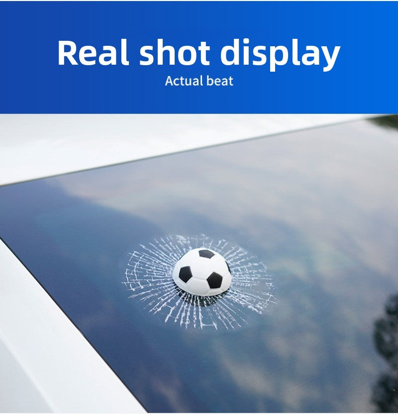 3D Car Window Decal – Funny Pokeball Sticker for Car Glass | Creative Decoration for Auto Lovers