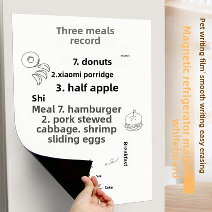 A3/A4/A5 Magnetic Dry-Erase Whiteboard Sticker | Home & Office Memo Board | PET Material | Effortless Daily Notes