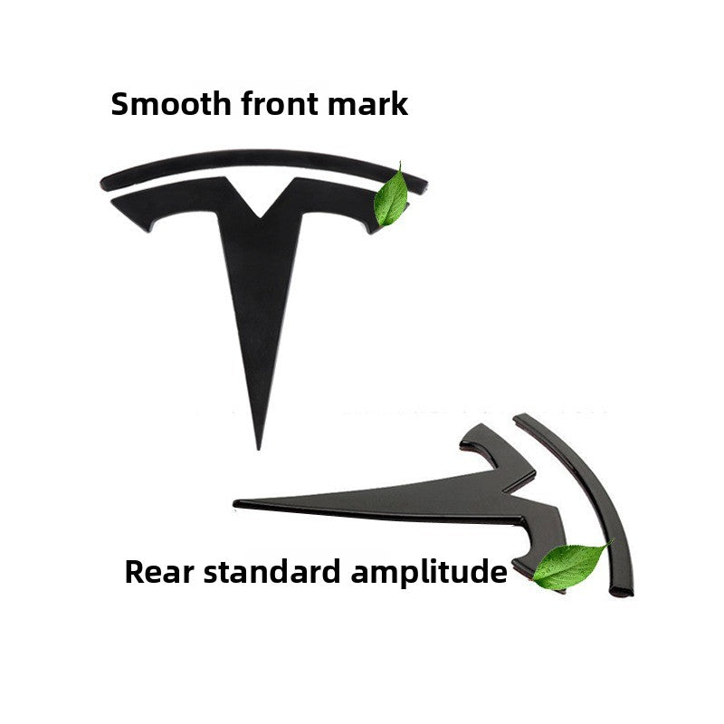 Tesla Metal Emblem Badge for Model 3/S/X/Y – 3D Chrome Waterproof Stickers | Custom Car Hood & Trunk Decal for Stylish Upgrade