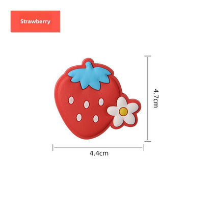 Soft Magnetic Fridge Stickers - Strong Cartoon Fruit PVC Refrigerator Magnets, Creative Home Decor, Cute Gift Choice