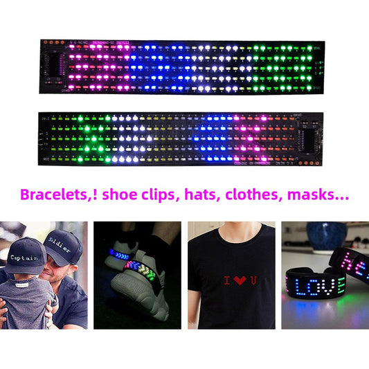 LED Flexible Display Screen – Bluetooth Programmable Scrolling Text via APP | DIY Animation | Eye-Catching for Promotion & Events
